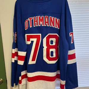 Blue XXXXL Jersey (Used) NYR Jersey