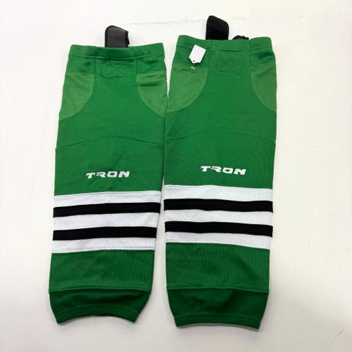 Used Green Dallas Stars Tron Socks | 24" | A21