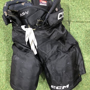 Black Senior Medium CCM Tacks AS-V Hockey Pants (Used)