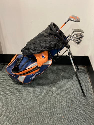 Used Junior USKG WT-20 Left Handed Golf Set | 51" Height Recommended