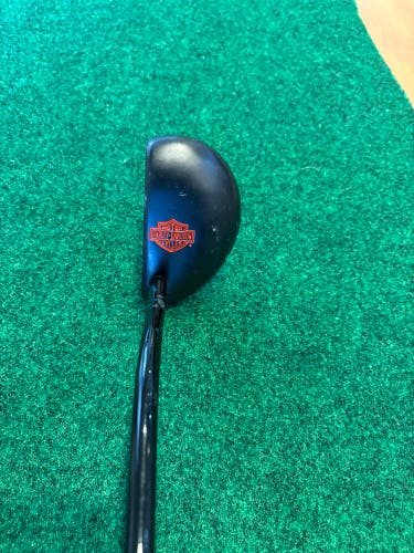 Golf Putter: Harley-Davidson branded mallet-style putter featuring the iconic Motor Company logo.