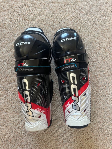 Senior CCM JetSpeed FT6 14" Shin Pads (Used)