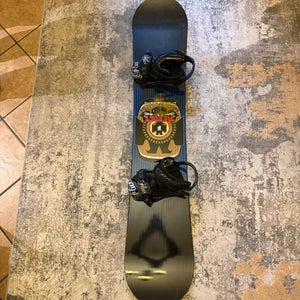 Men's Nitro Snowboard All Mountain With Bindings Stiff Flex 159W (Used)