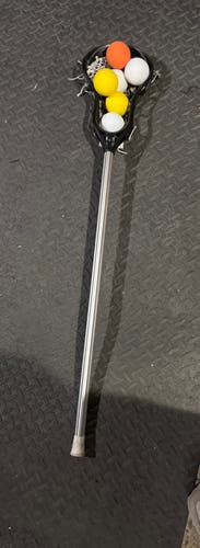 Full Stick-New StringKing Mark 2V Black Head on A 175 Metallic Alloy StickW/ 6 practice balls