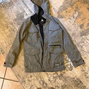 Gray Men's Large Burton Jacket (Used)