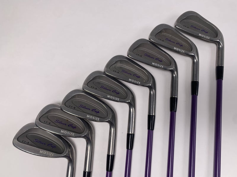 Mizuno Silver Cup Midsize Iron Set 4-PW+SW Ladies Graphite Womens RH