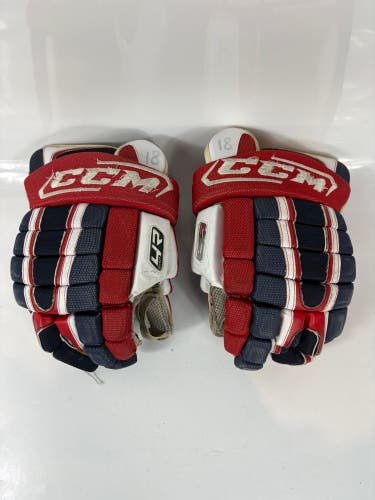 CCM Tacks 4 Roll Pro Gloves 14" (Used)