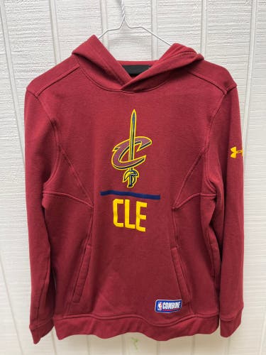 Under Armour NBA Combine Cleveland Cavaliers Men’s Small Burgundy Hoodie