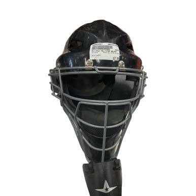 Used All-Star ALL-STAR HELMET Catchers Mask Black 11859-S000028957