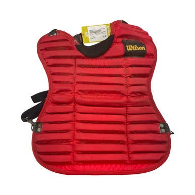 Used Wilson CHEST PROTECTOR Catchers Chest Protector Red Youth 11859-S000028964