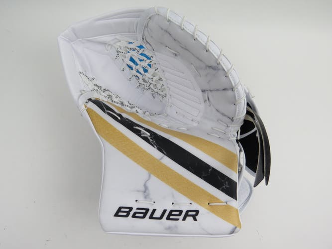 Bauer Mach Boston Bruins NHL Team Issued Pro Stock Hockey Goalie Glove ULLMARK