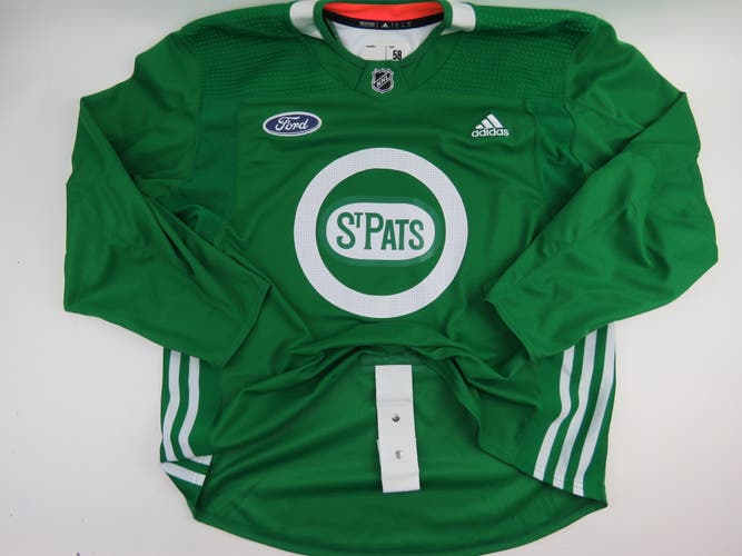 Adidas Toronto Maple Leafs ST PATS Authentic NHL Pro Stock Practice Hockey Jersey 58