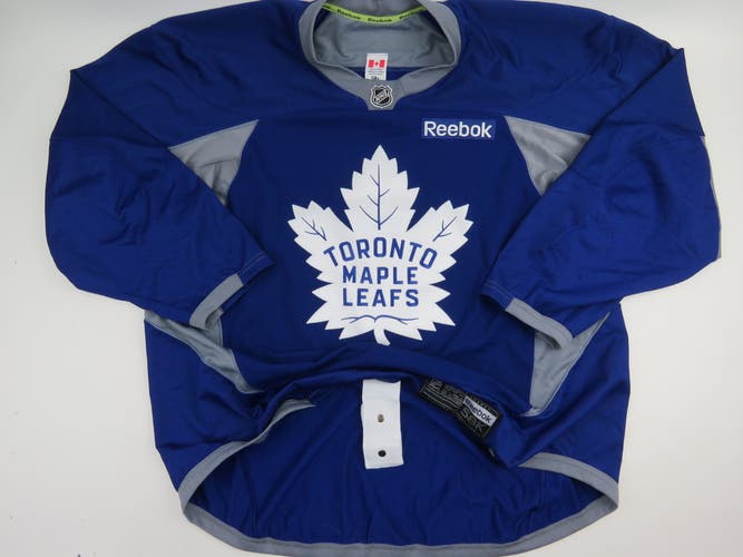 Reebok Toronto Maple Leafs Authentic Team Iussed NHL Practice Hockey Jersey 58 Blue
