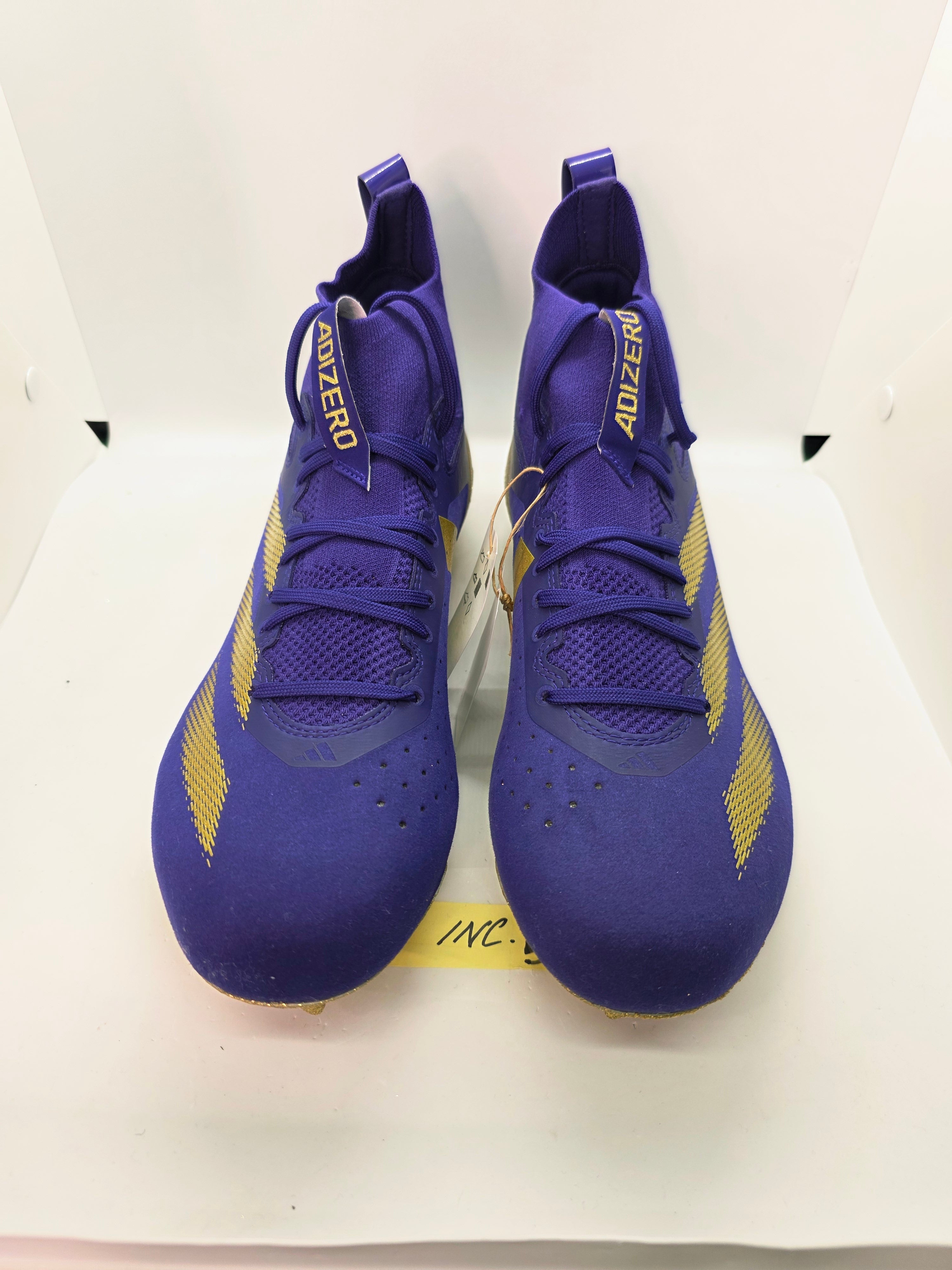 Adidas SM Adizero Impact+ Minnesota Vikings PE Cleats JH5731 Men\'s sz 12 RARE Adidas SM Adizero Impact+ Minnesota Vikings PE Cleats JH5731  main image 3