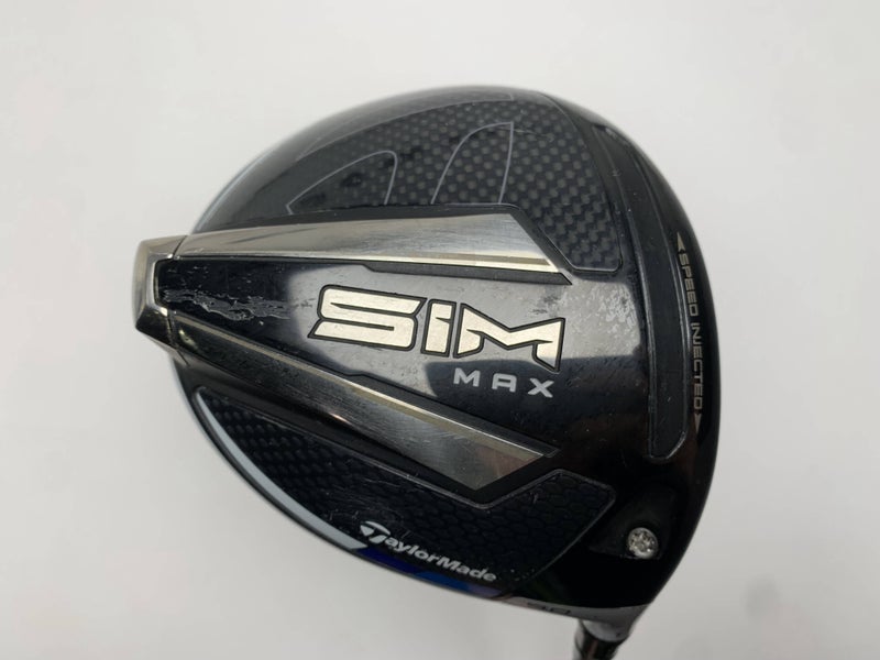 TaylorMade SIM MAX Driver 9* Aldila Rogue 130 MSI 60g Stiff Graphite Mens RH