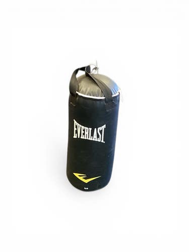 Used Everlast 60LB BAG Boxing Heavy Bag Black 60 lb 11846-S000101505