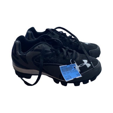 Used Under Armour BB CLEAT SZ 4 BB/SB Cleats Black Junior 04 11883-S000158330