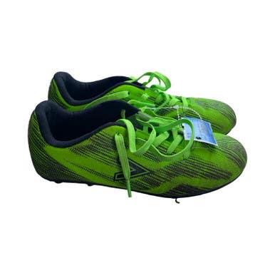 Used Mitre Soccer Cleats Neon Green Junior 03 11883-S000158315