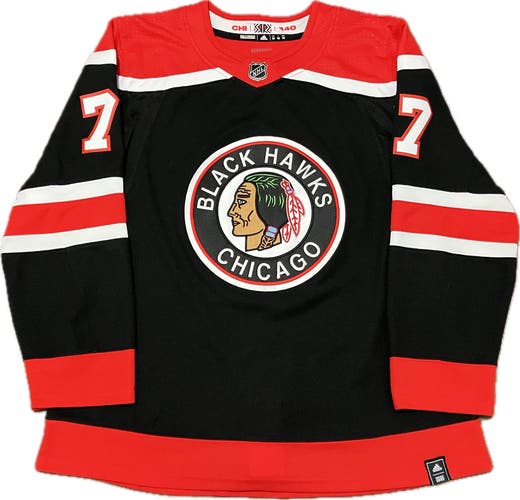 Chicago Blackhawks Kirby Dach Reverse Retro 1.0 Adidas NHL Hockey Jersey Size 52