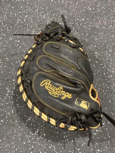 MINT CONDITION Rawlings R9 Right Hand Throw Catcher's Baseball Glove 32.5"