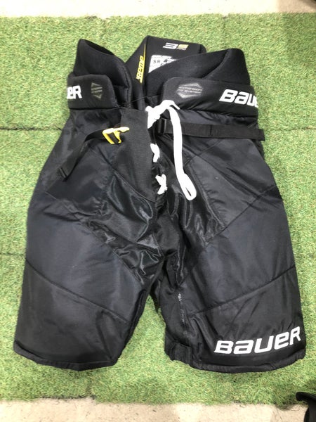 Black Senior XL Bauer Supreme 3S Pro Hockey Pants (Used)