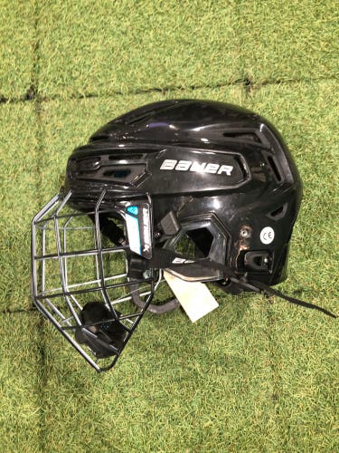Black Medium Bauer Re-Akt 150 Helmet (Used)