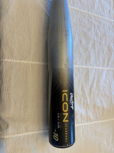 2023 Rawlings Icon Composite USABat Certified Bat (-10) 21 oz 31" (Used)