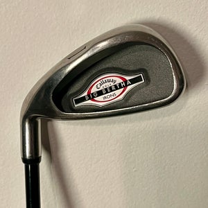 Men's 2002 Callaway 1 iron 2002 Big Bertha Left Hand Stiff Flex Graphite Shaft (Used)