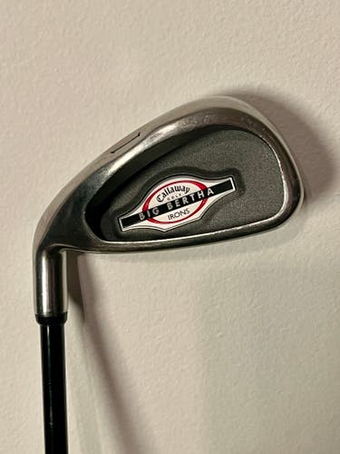 Men's 2002 Callaway 1 iron 2002 Big Bertha Left Hand Stiff Flex Graphite Shaft (Used)