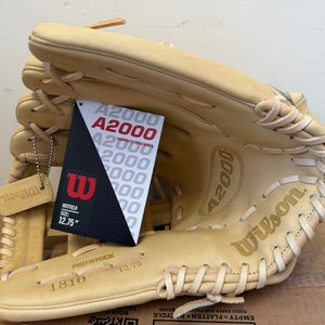 Wilson 1810 GD Series A2000 RH Outfield Baseball Glove 12.75" (New)