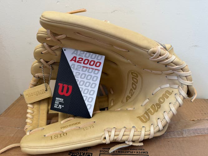 Wilson 1810 GD Series A2000 RH Outfield Baseball Glove 12.75" (New)