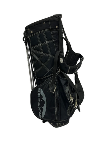 Used Sun Mountain FOUR5 Mens Stand Bag Black 11692-S000147690