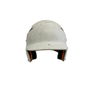 Used Schutt 324200 Batting Helmet No Mask White One Size 11692-S000147719