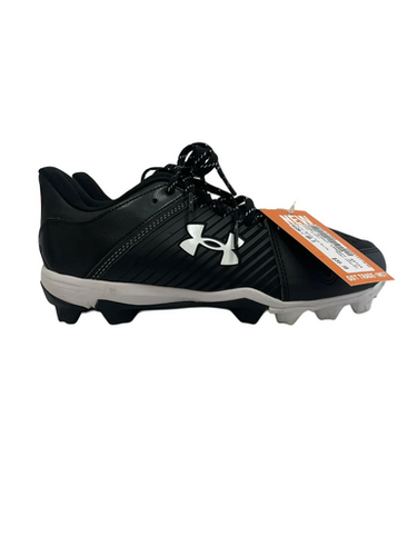 Used Under Armour LEADOFF BB/SB Cleats Black And White Junior 05.5 11692-S000147389