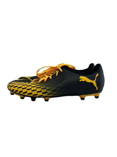 Used Puma SPIRIT Soccer Cleats Black And Yellow Senior 13 11692-S000147458