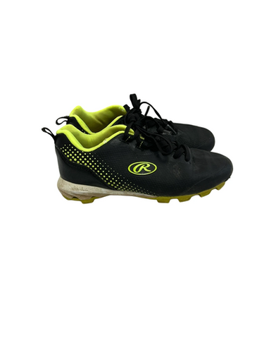 Used Rawlings BB/SB CLEATS BB/SB Cleats Black Junior 03 11692-S000147523
