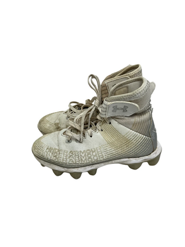Used Under Armour HIGHLIGHT Jr FB Cleats White Junior 04 11692-S000147543