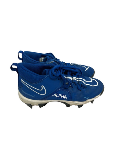 Used Nike ALPHA MENACE SHARK BB/SB Cleats Royal Blue Junior 04 11692-S000147555