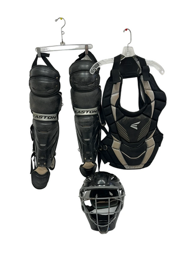 Used Easton GAMETIME 12-15 Catchers Helmet w/Mask Black LG 11692-S000147579