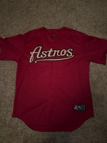 Houston Astros Lance Berkman Vintage Jersey