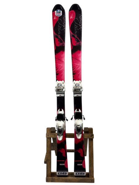 145cm Salomon Siamsinsation Skis W/ Marker Squire GW Bindings