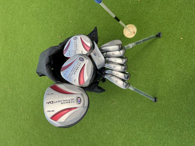 Junior US Kids Golf 60  Right Handed Clubs (Full Set) Junior 10 clubs