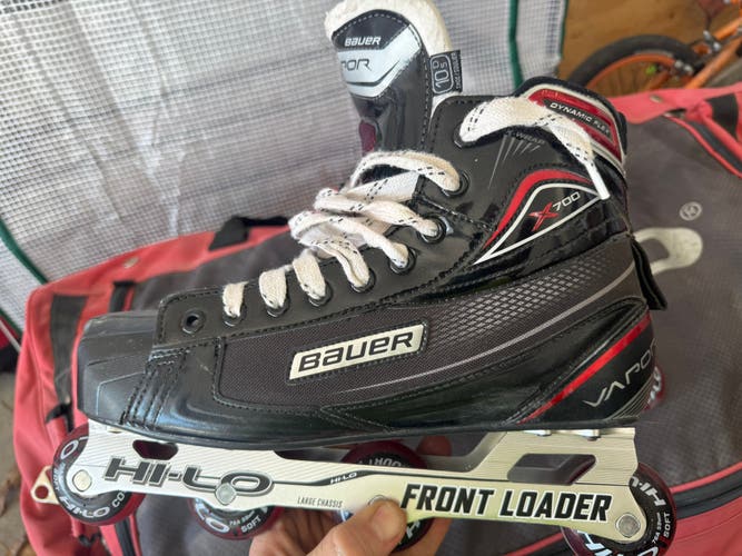 Bauer Vapor X700 Inline goalie Skates Size 12 (Used)