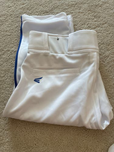 White Men's Medium Adult Easton Game Pants (New)