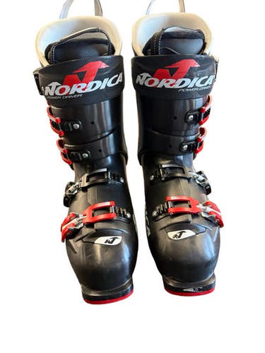 Used Nordica GPX 130 Mens DH Ski Boot Black 290 MP - M11 - W12 10299-C000307739