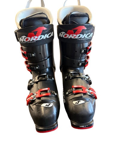 Used Nordica GPX 130 Mens DH Ski Boot Black 290 MP - M11 - W12 10299-C000307739