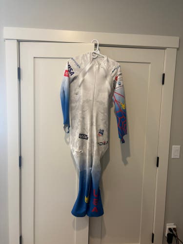 Men's Large Spyder U.S. Ski Team Ski Suit (Used) FIS Legal
