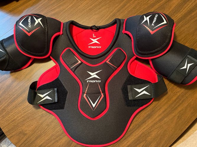 Like NEW. Large Senior Tron X Force Shoulder Pads (Used)