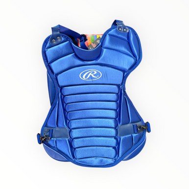 Used Rawlings RCP Catchers Chest Protector Royal Blue Adult 11375-S000375495