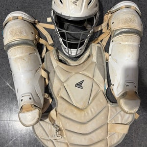 White Adult Easton Jen Schro " The Fundamental" Catcher's Set | Sizes in Description (Used)
